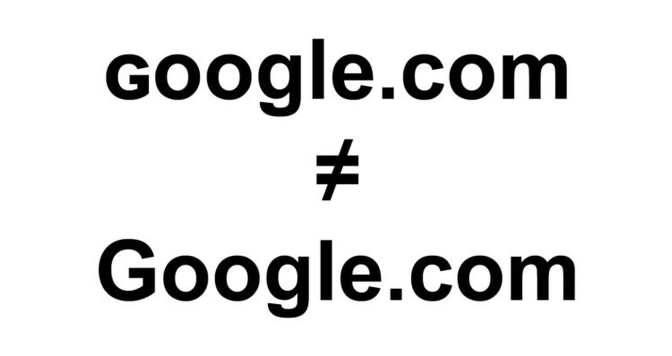 Quelqu'un utilise un domaine très similaire à google.com pour tenter de vous arnaquer